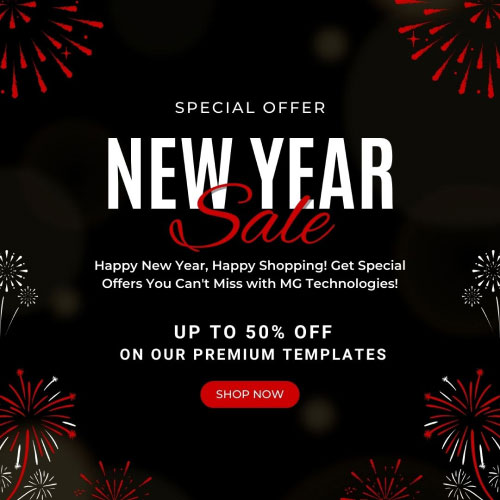 New Year Sale 2025 - MG